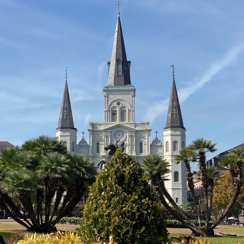 a close up of a church